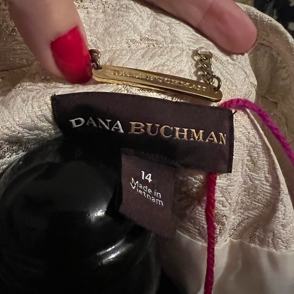 Designer Metallic Blazer Dana Buchman - Picture 8 of 10